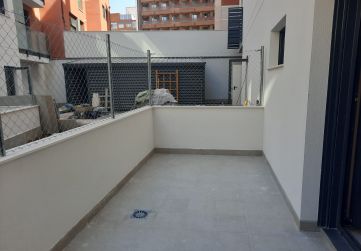 Vista terraza vivienda planta baja