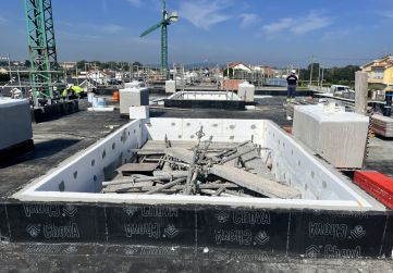 Impermeabilización de cubierta y aislamiento térmico en patio