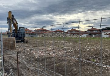 Comienzo de trabajos en parcela